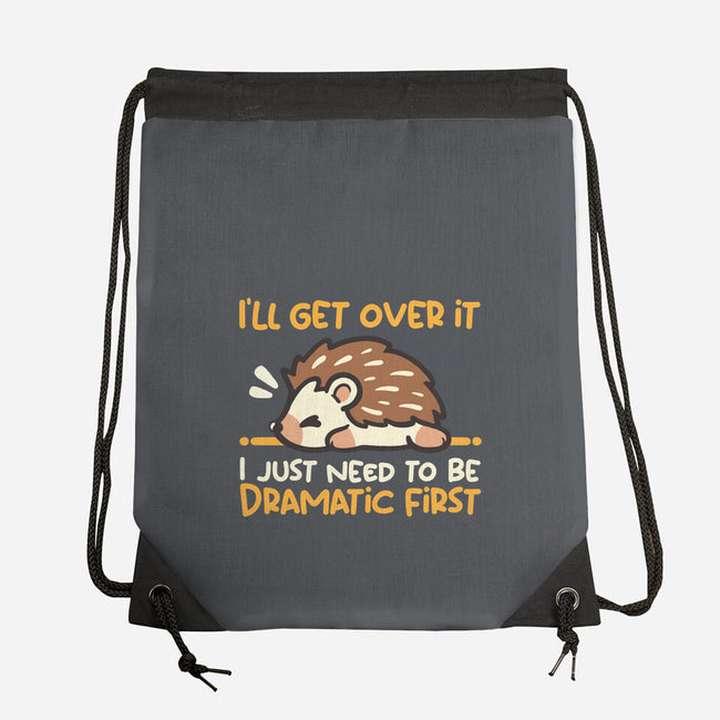 Dramatic Hedgehog-None-Drawstring-Bag-NemiMakeit