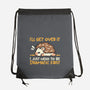 Dramatic Hedgehog-None-Drawstring-Bag-NemiMakeit