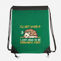 Dramatic Hedgehog-None-Drawstring-Bag-NemiMakeit