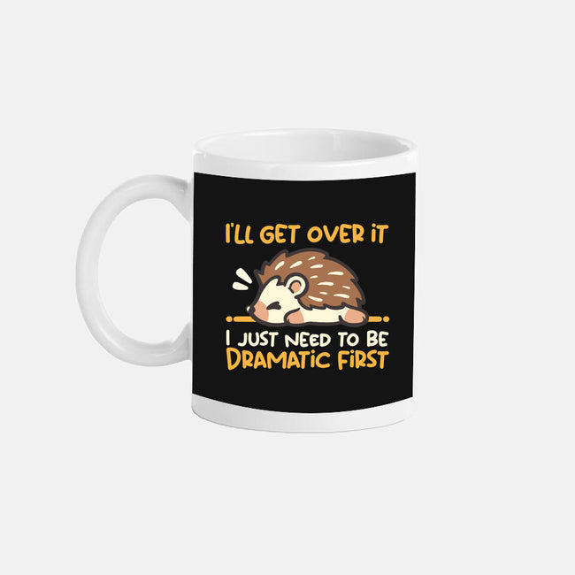 Dramatic Hedgehog-None-Mug-Drinkware-NemiMakeit