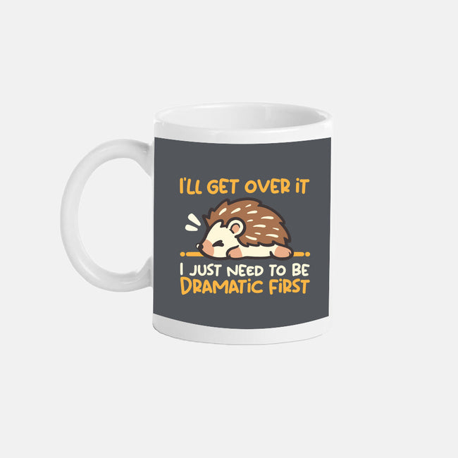 Dramatic Hedgehog-None-Mug-Drinkware-NemiMakeit