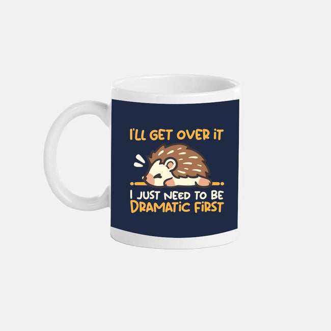 Dramatic Hedgehog-None-Mug-Drinkware-NemiMakeit