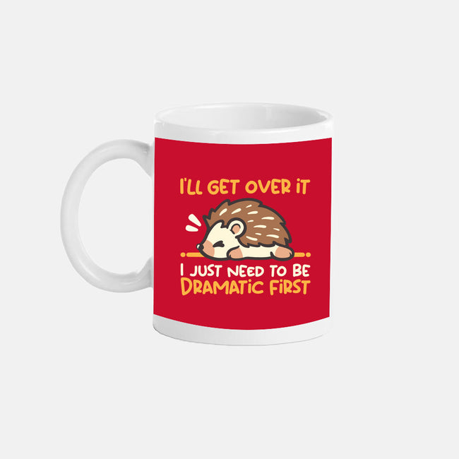 Dramatic Hedgehog-None-Mug-Drinkware-NemiMakeit