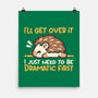Dramatic Hedgehog-None-Matte-Poster-NemiMakeit