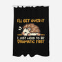 Dramatic Hedgehog-None-Polyester-Shower Curtain-NemiMakeit