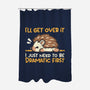 Dramatic Hedgehog-None-Polyester-Shower Curtain-NemiMakeit