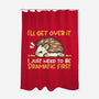 Dramatic Hedgehog-None-Polyester-Shower Curtain-NemiMakeit