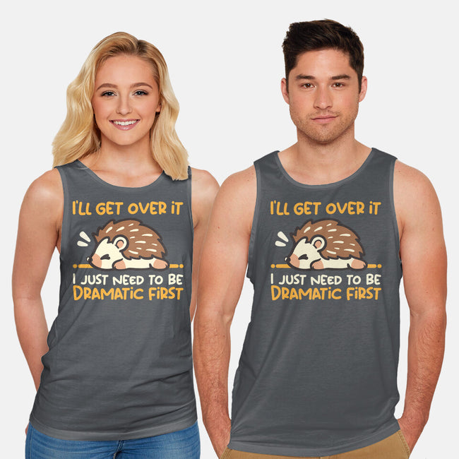 Dramatic Hedgehog-Unisex-Basic-Tank-NemiMakeit