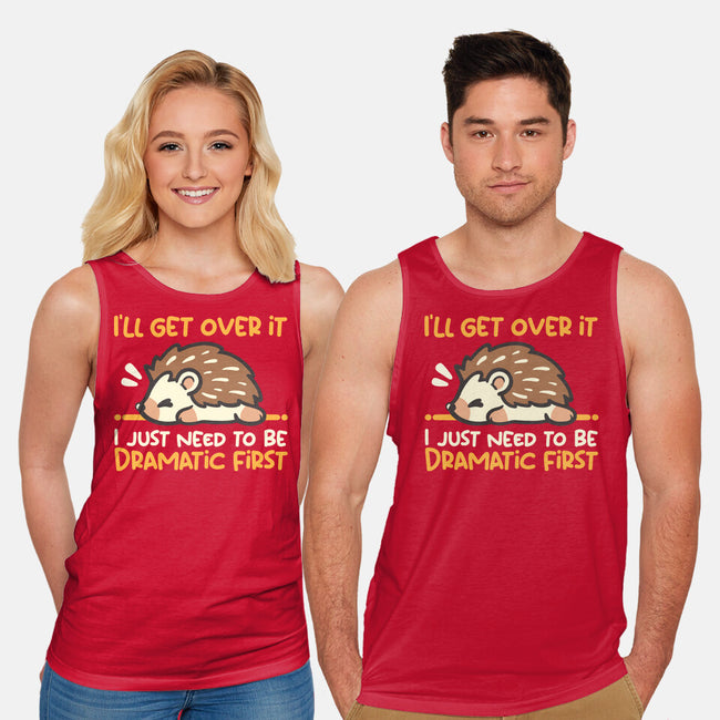 Dramatic Hedgehog-Unisex-Basic-Tank-NemiMakeit