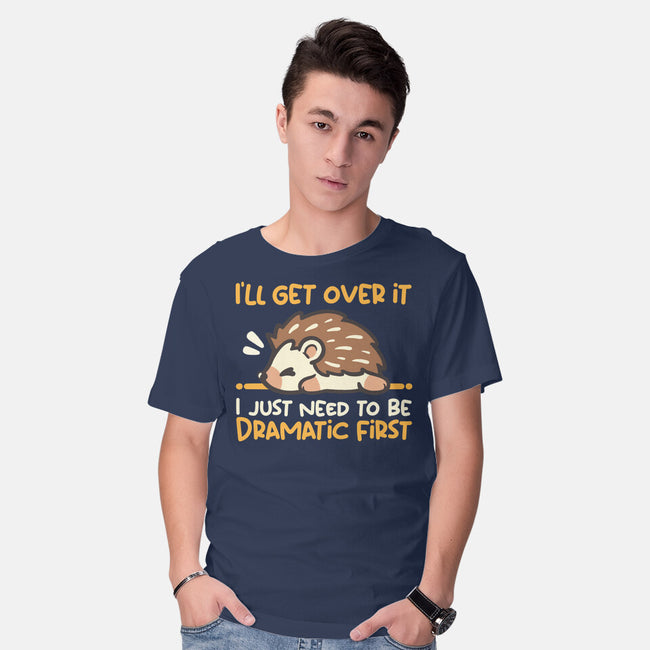 Dramatic Hedgehog-Mens-Basic-Tee-NemiMakeit