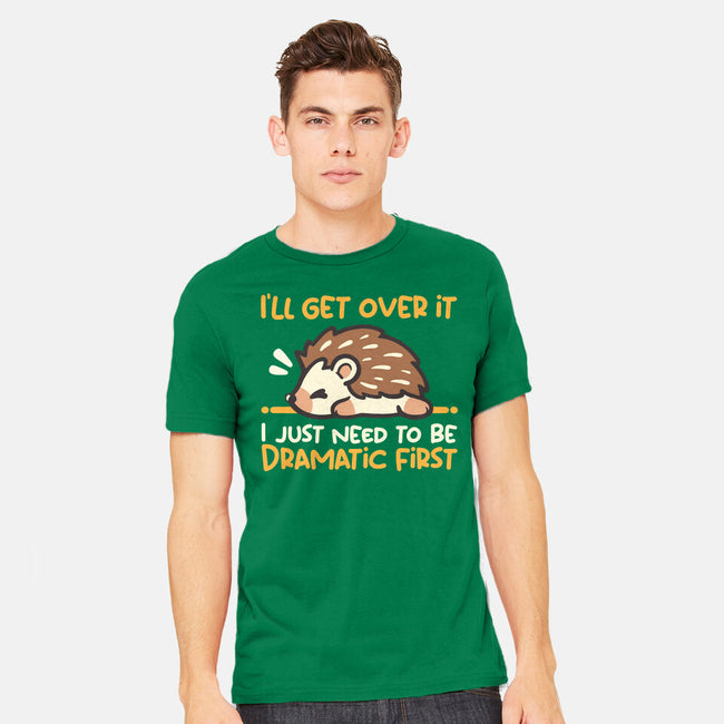 Dramatic Hedgehog-Mens-Heavyweight-Tee-NemiMakeit