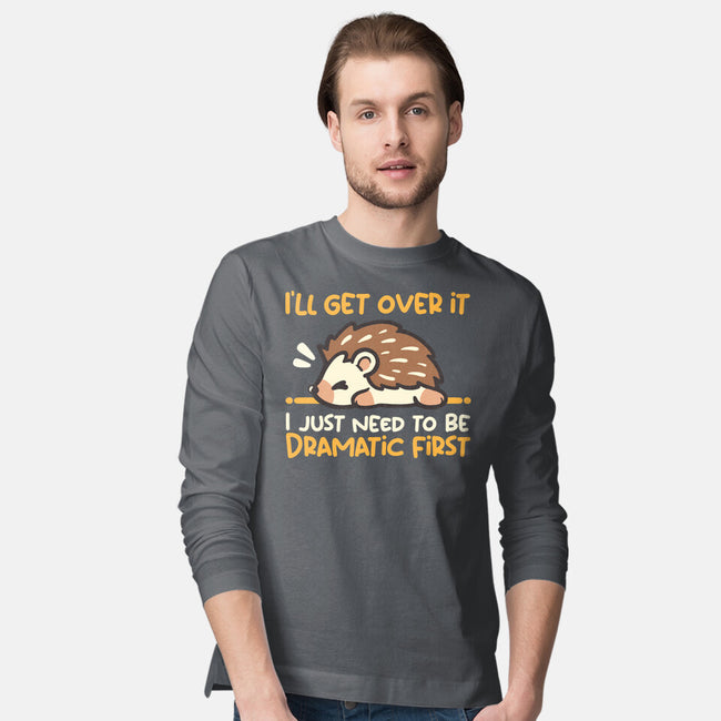 Dramatic Hedgehog-Mens-Long Sleeved-Tee-NemiMakeit