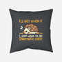 Dramatic Hedgehog-None-Removable Cover w Insert-Throw Pillow-NemiMakeit