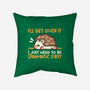 Dramatic Hedgehog-None-Removable Cover w Insert-Throw Pillow-NemiMakeit