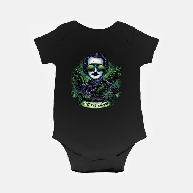 Mystery And Macabre-Baby-Basic-Onesie-glitchygorilla
