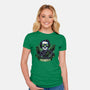 Mystery And Macabre-Womens-Fitted-Tee-glitchygorilla