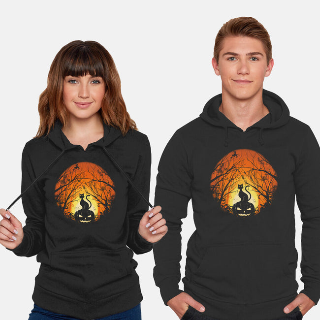 Creepy Night-Unisex-Pullover-Sweatshirt-sebasebi