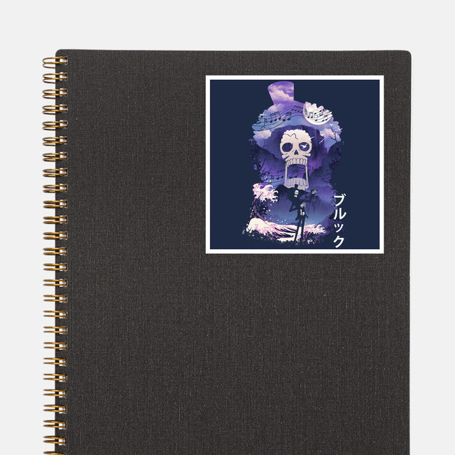 The Musician Brook-None-Glossy-Sticker-dandingeroz