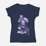 The Musician Brook-Womens-V-Neck-Tee-dandingeroz