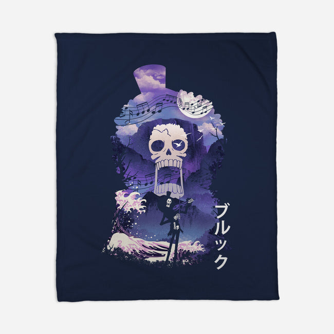 The Musician Brook-None-Fleece-Blanket-dandingeroz