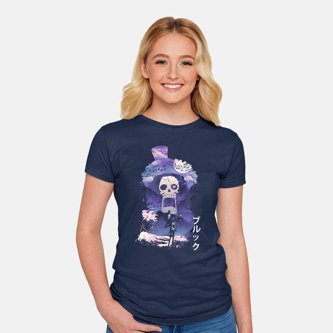 The Musician Brook-Womens-Fitted-Tee-dandingeroz