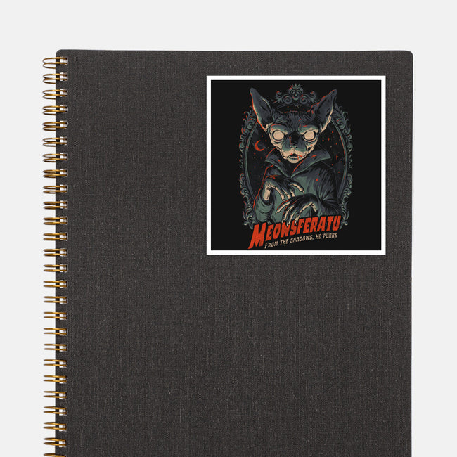 Meowsferatu-None-Glossy-Sticker-eduely