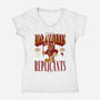 Go Replicants-Womens-V-Neck-Tee-Hafaell