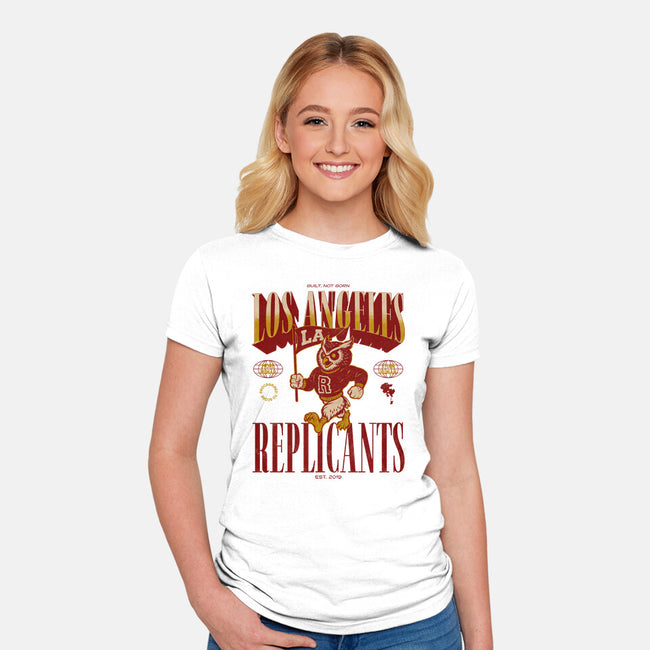 Go Replicants-Womens-Fitted-Tee-Hafaell