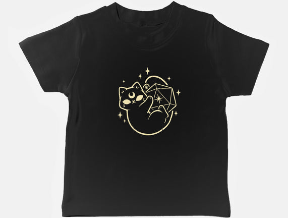 Cute Magical Black Cat D20