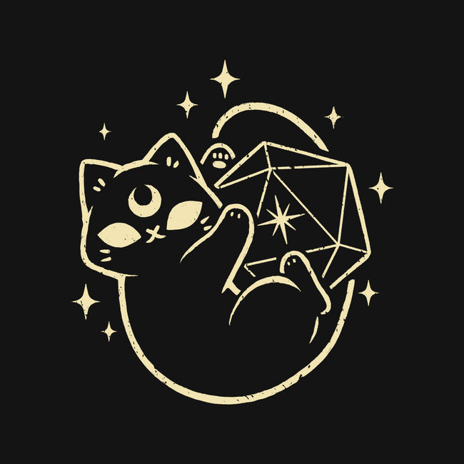 Cute Magical Black Cat D20-Youth-Crew Neck-Sweatshirt-xMorfina