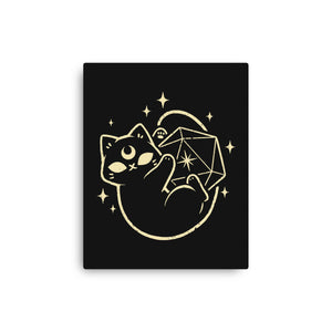 Cute Magical Black Cat D20
