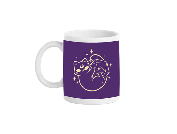 Cute Magical Black Cat D20