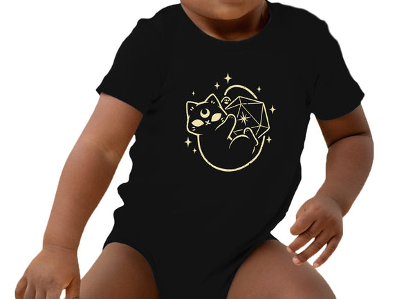 Cute Magical Black Cat D20