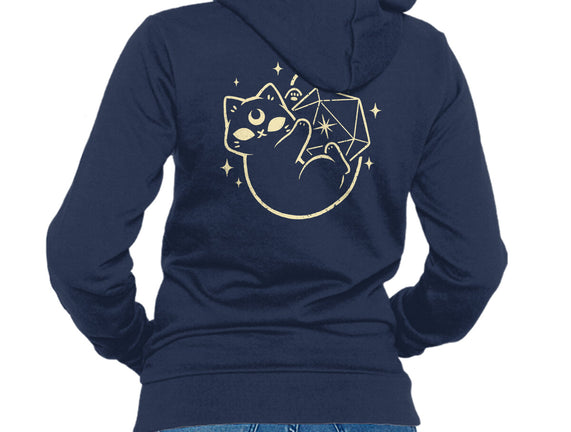 Cute Magical Black Cat D20