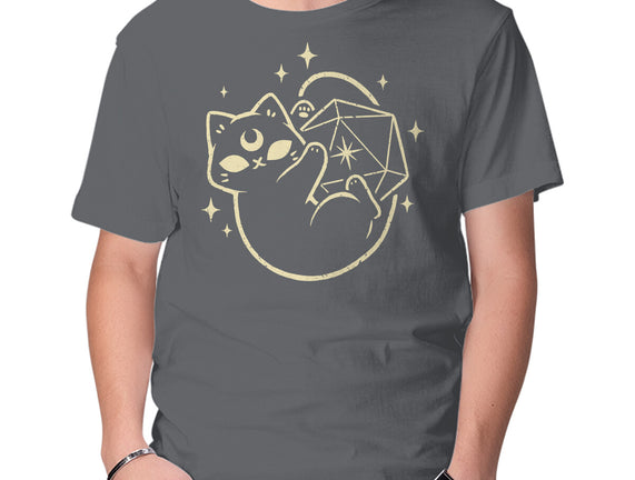 Cute Magical Black Cat D20