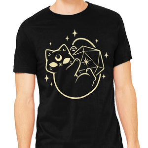 Cute Magical Black Cat D20