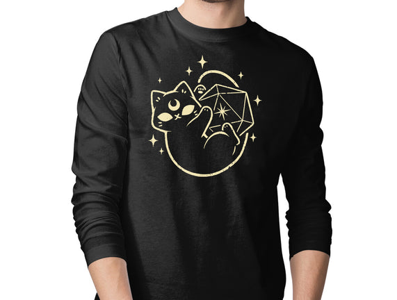 Cute Magical Black Cat D20