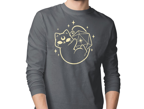 Cute Magical Black Cat D20