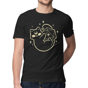 Cute Magical Black Cat D20