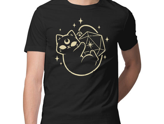Cute Magical Black Cat D20