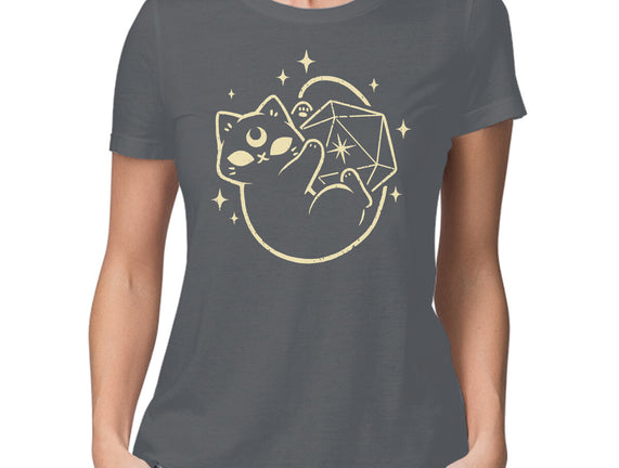 Cute Magical Black Cat D20