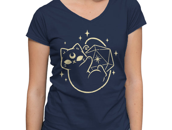Cute Magical Black Cat D20