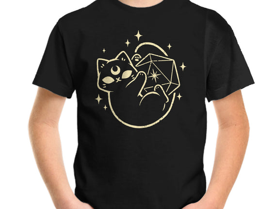 Cute Magical Black Cat D20