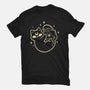Cute Magical Black Cat D20-Unisex-Basic-Tee-xMorfina