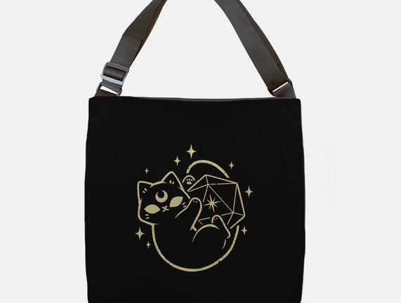 Cute Magical Black Cat D20