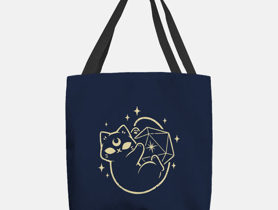Cute Magical Black Cat D20