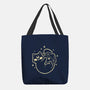 Cute Magical Black Cat D20-None-Basic Tote-Bag-xMorfina
