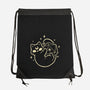 Cute Magical Black Cat D20-None-Drawstring-Bag-xMorfina