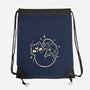 Cute Magical Black Cat D20-None-Drawstring-Bag-xMorfina