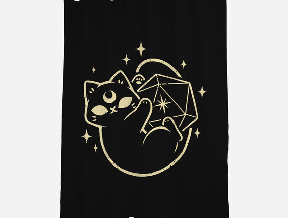 Cute Magical Black Cat D20
